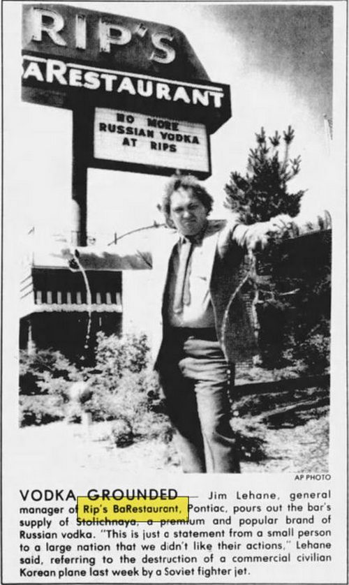 Heroes Bar-BQ & Brew (Rips BaRestaurant) - Sep 08 1983 Article (newer photo)